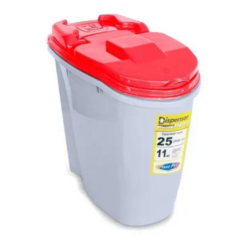 Container P/Ração Plast Pet 25LT