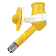 Bico Bebedouro Autom Caes The Pets Amarelo