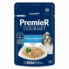 Premier Cães Sachê Adultos Gourmet Raças Peq Frango 85g - comprar online