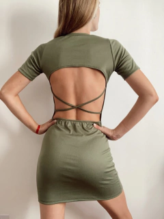 vestido morley sin espalda - comprar online