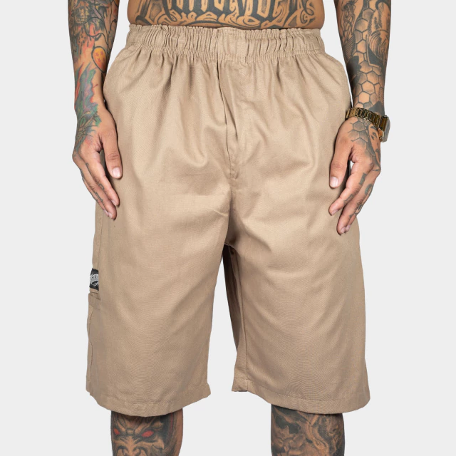 Bermuda Treze Core Bege - Sarja - comprar online Bermuda Treze Core Bege - Sarja - comprar online