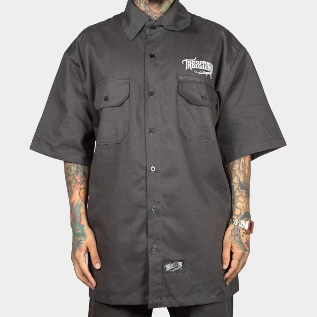Camisa Work Shirt Treze Core - Cinza - comprar online Camisa Work Shirt Treze Core - Cinza - comprar online