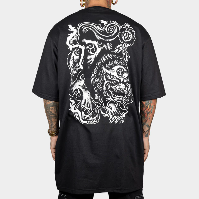 Camiseta Oversized Fu Dog - comprar online Camiseta Oversized Fu Dog - comprar online