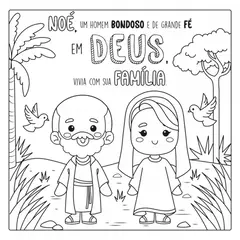 A Arca de Noé - Livro de Colorir God is Good - Arcakids