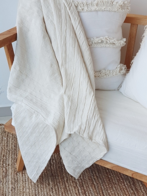 Manta - Pie de Cama Tejido Andina