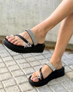 Sandalia dedo tira strass - comprar online