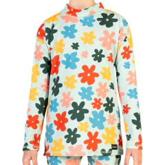 CAMISETA DE PROTECCIÓN SOLAR UV MANGA LARGA. MODELO FLOREADO