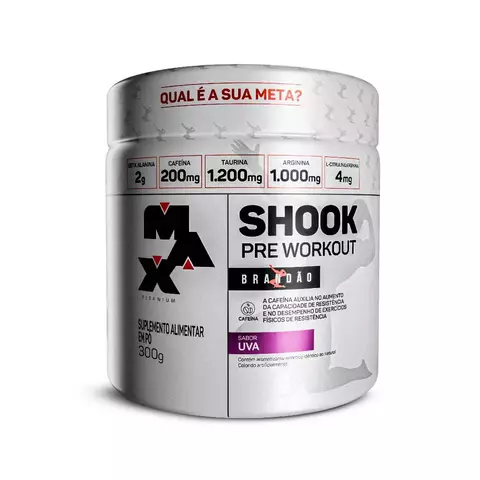 Pré treino Shook Rafael Brandão 300g - MAX TITANIUM