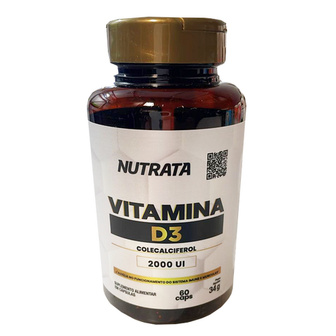 VITAMINA D3 60(CAPS) - NUTRATA