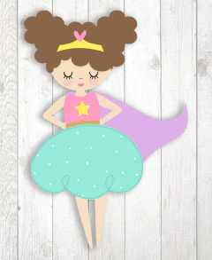 Kit digital - Festa Super Heroínas (Mini Table) - www.joyinthebox.com.br