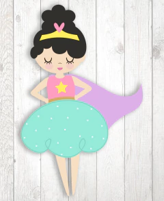 Kit digital - Festa Super Heroínas (Mini Table) - comprar online