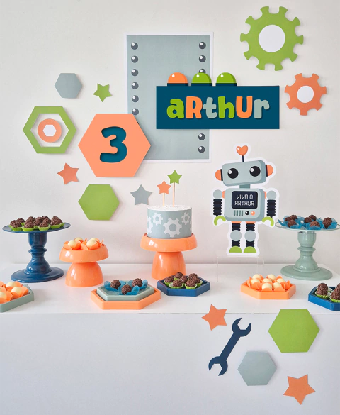 Kit digital - Festa Robô