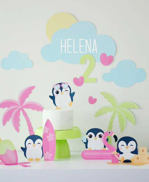 Kit digital - Festa Pinguim