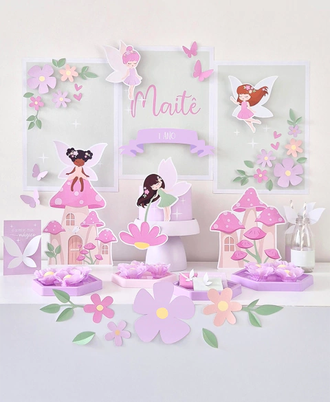 Kit digital - Festa Jardim de Fadas