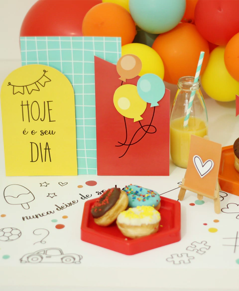 Kit digital para mesa posta - Dia das Crianças