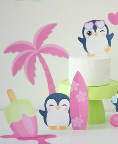 Kit digital - Festa Pinguim - www.joyinthebox.com.br