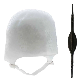 1 GORRO DE SILICONA PARA CLARITOS REFORZADO MARCA DOMPEL MODELO 233CA + AGUJA * G233 - TODOPELUQUERIAS