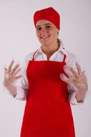 100 MANOPLAS GUANTES DESCARTABLES DE POLIETILENO DESCARTABLE TALLE UNICO ¨LIQUIDACION¨ - TODOPELUQUERIAS