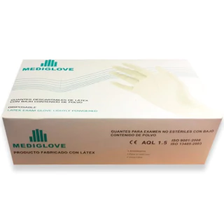 GUANTES DE LATEX PARA PELUQUERIA / EXAMINACION POR 100 UNIDADES (50 PARES) TAMAÑO CHICO ó MEDIANO ó GRANDE - comprar online