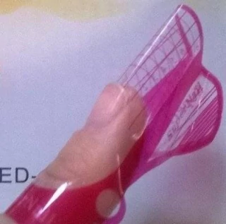 MOLDES PVC PARA UÑAS GELIFICADAS / ACRILICAS POR 500 UNIDADES * CODIGO 2849 (CH) - comprar online