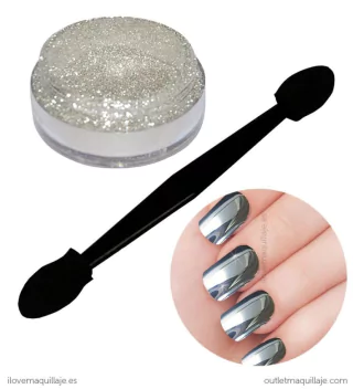 POLVO ESPEJO PARA UÑAS * VARIOS COLORES COMO OPCION (CH) en internet