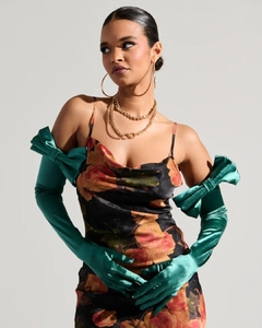 GUANTES 'EMERALD BOW'