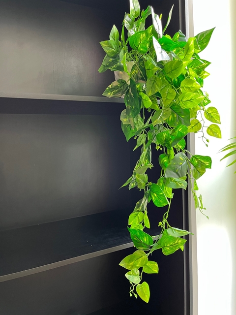 arranjo jiboia pendente artificial - 85cm