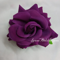 PRENDEDOR BROCHE ROXA