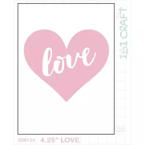 CARPETA DE EMBOSSING 4,25" LOVE - comprar online