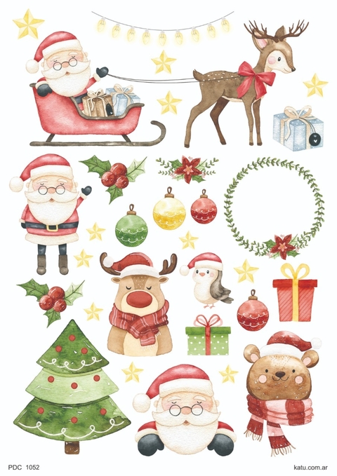 PAPEL DECOUPAGE KATU (PDC1052)