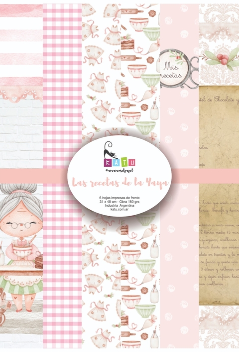 Linea Las Recetas de la Yaya - Papeles Clásicos Katu