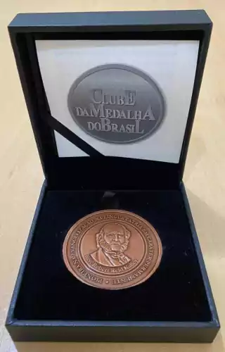 Medalha Comemorativa pelos 165 anos da Igreja Evangélica Fluminense cor Bronze - MEBP