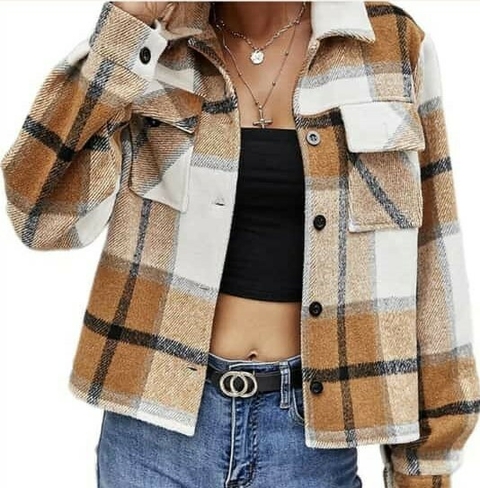 Camisaco de paño escoces