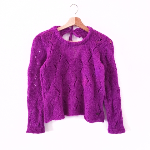 Sweater Bow Magenta - comprar online