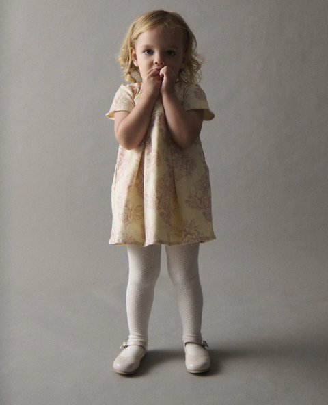 VESTIDO DE PANA ESTAMPADO - PIOPPA (VB-LEONORA)