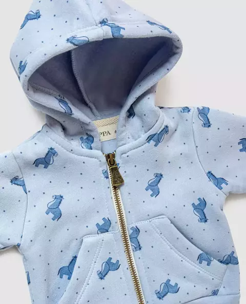 CAMPERA DE FRISA ESTAMPADA - PIOPPA (AB-TROYA) - comprar online