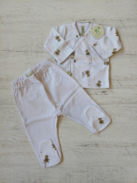 SET BODY Y RANITA OSITOS BLANCO - BROTECITOS (BROSETE-CD)