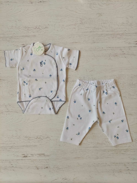SET ROSITAS AZULES DE BODY MC CON PANTALÓN - BROTECITOS (BROSET2V-F21)
