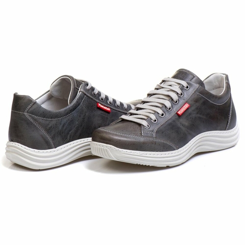 Sapatênis Casual Conforto Couro 3001
