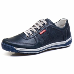 Sapatênis Casual Conforto Couro 3002