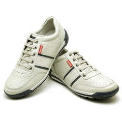 Sapatênis Casual Conforto Couro 3004