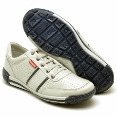 Sapatênis Casual Conforto Couro 3004 na internet