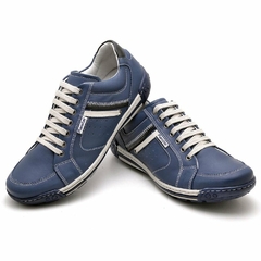 Sapatênis Casual Conforto Couro 3007