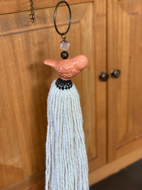 Borla pajarito salmó