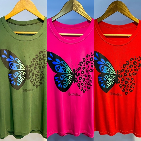 Blusa em Viscolycra com Estampa Modelagem Soltinha