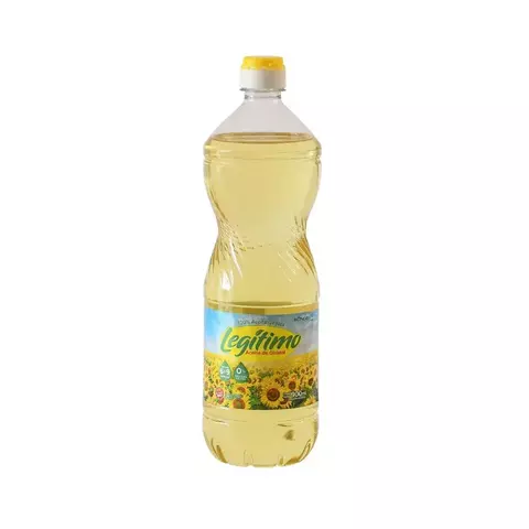 ACEITE DE GIRASOL LEGITIMO ( SIN TACC ) - BOTELLA X 900 ML -