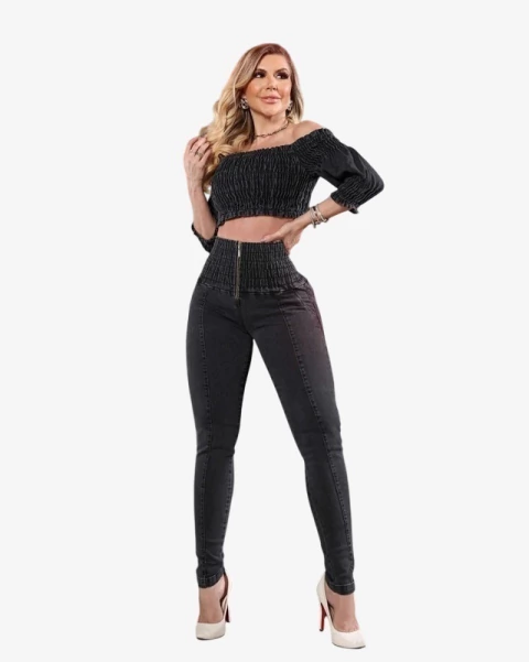 Calça Modeladora Jeans Ref 0812024 - comprar online