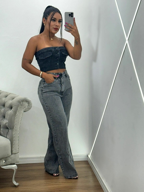 Calça Wide Leg Ref 552024