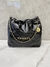 Bolsa Chanel 22 Média Preta com Dourada Italiana