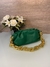Bolsa Bottega Veneta The Pouch com Corrente Verde Italiana